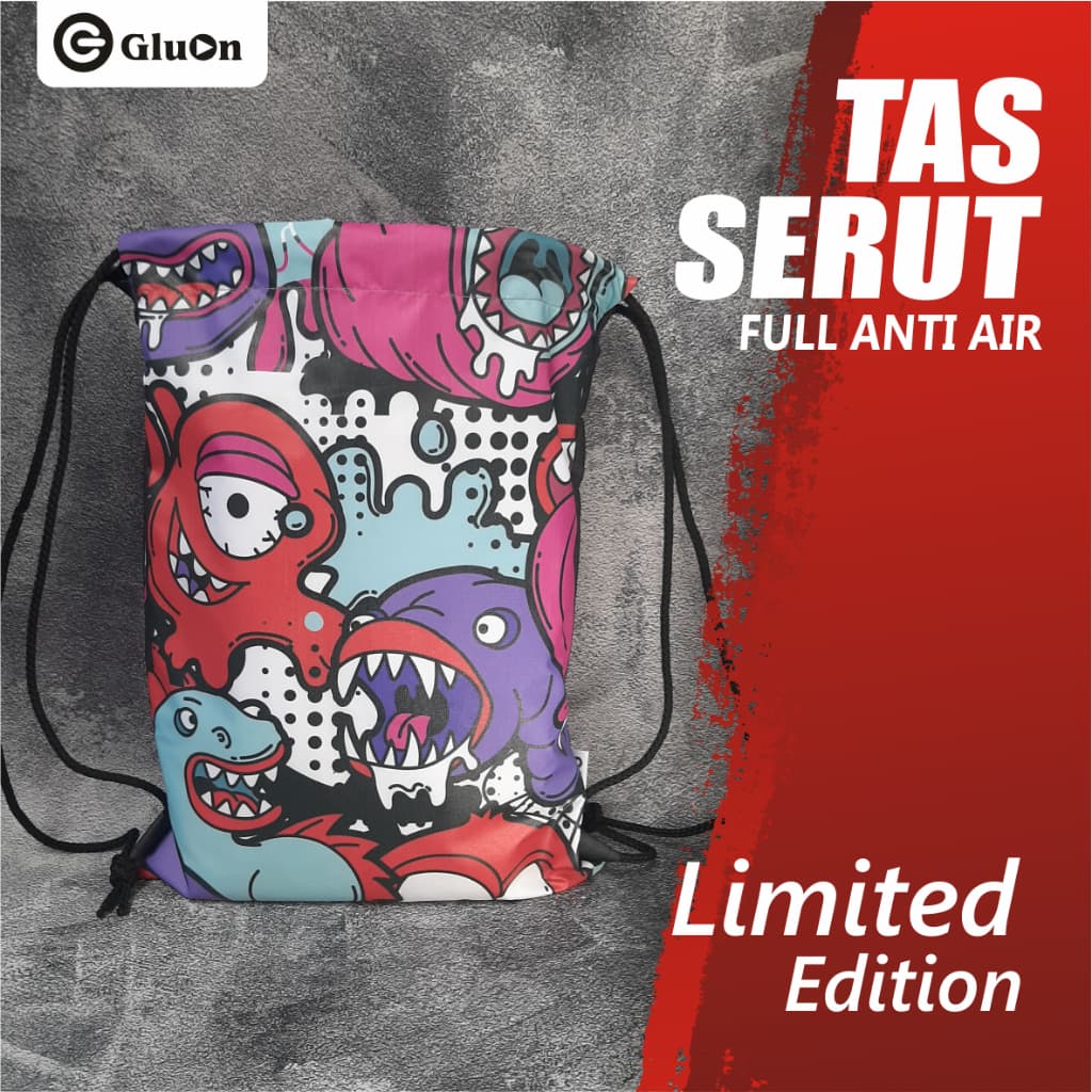 Tas Serut Special Edition / String Bag / Tas Serut Waterproof OMEO TS 34