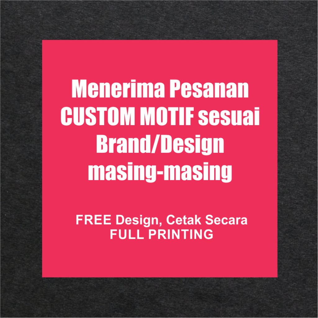 Shopping Bag Tas Belanja Totebag Lipat OMEO Size Medium Custom 2 Sisi