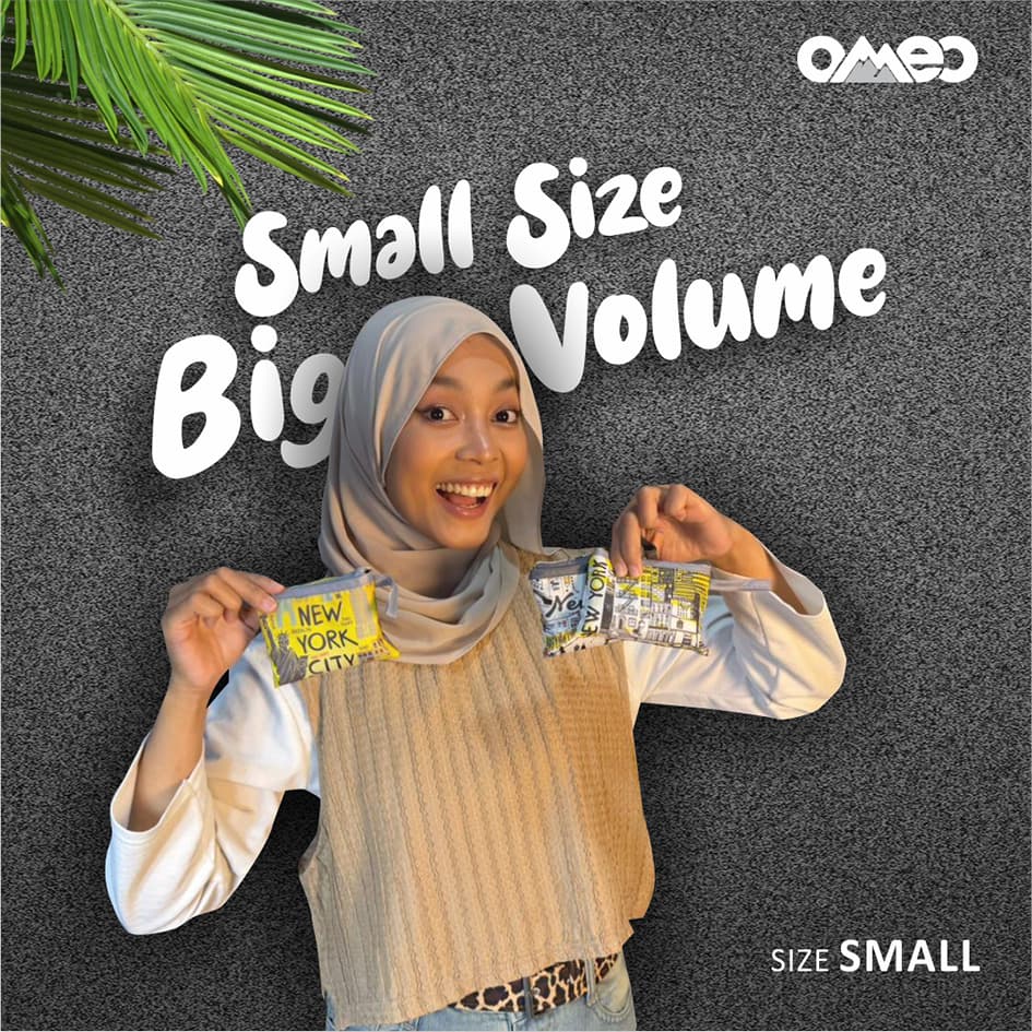 Shopping Bag Lipat Tas Belanja Lipat Totebag Lipat Souvenir MALAYSIA size SMALL Limited OMEO SK 77