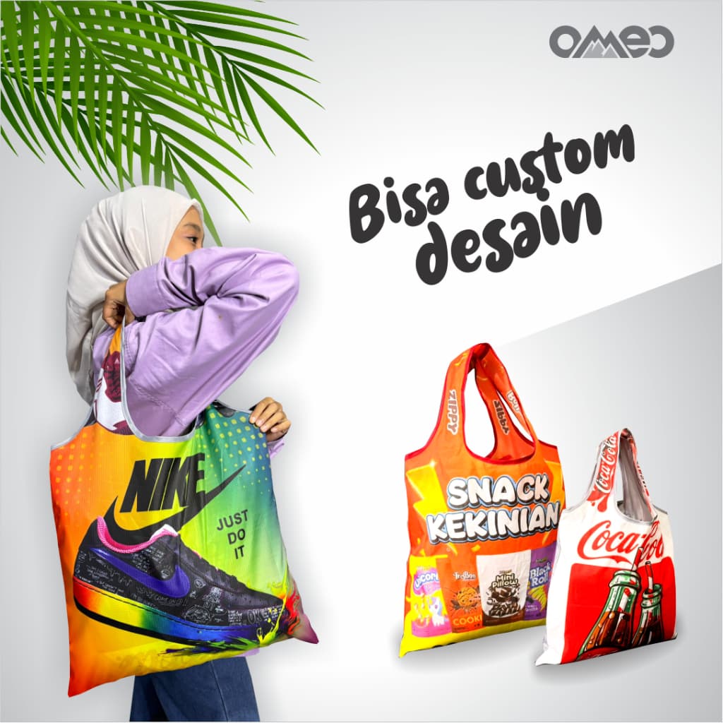 OMEO Tas Belanja Lipat Shopping Bag Size Big TB 24