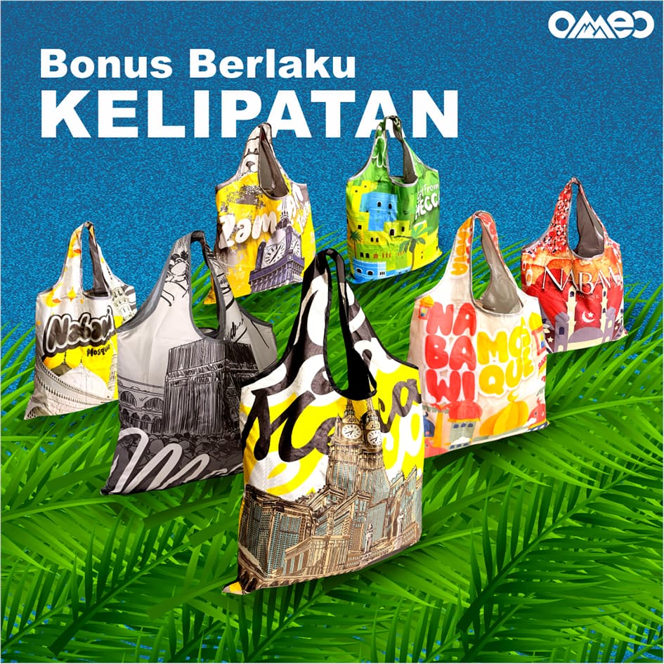 Oleh Oleh HAJI dan UMROH Souvenir Tas Belanja Lipat Paket GROSIR