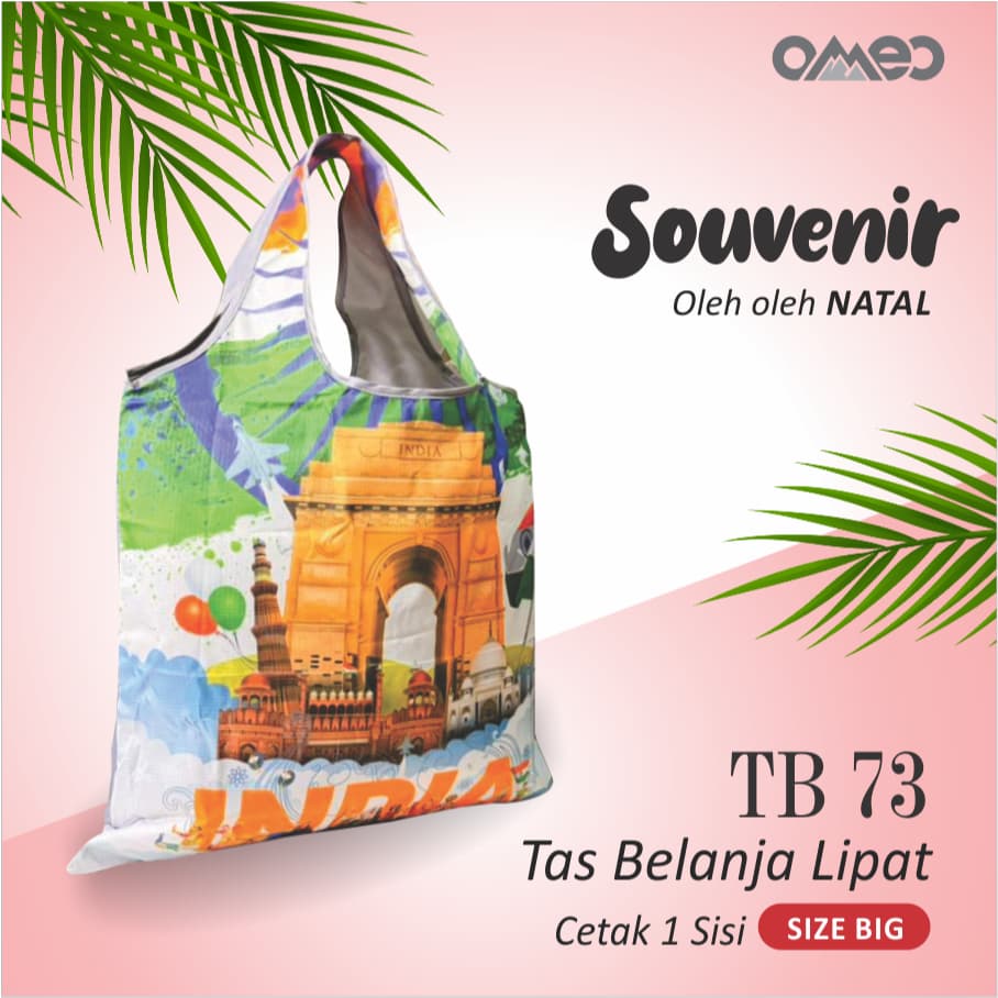 Tas Belanja Lipat / Shopping Bag Limited size BIG INDIA OMEO TB 73