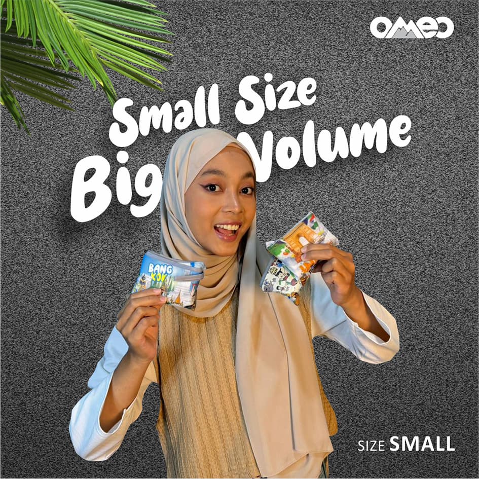 OMEO Tas Belanja Lipat Shopping Bag Oleh Oleh Turki Istanbul Size Small SK 96