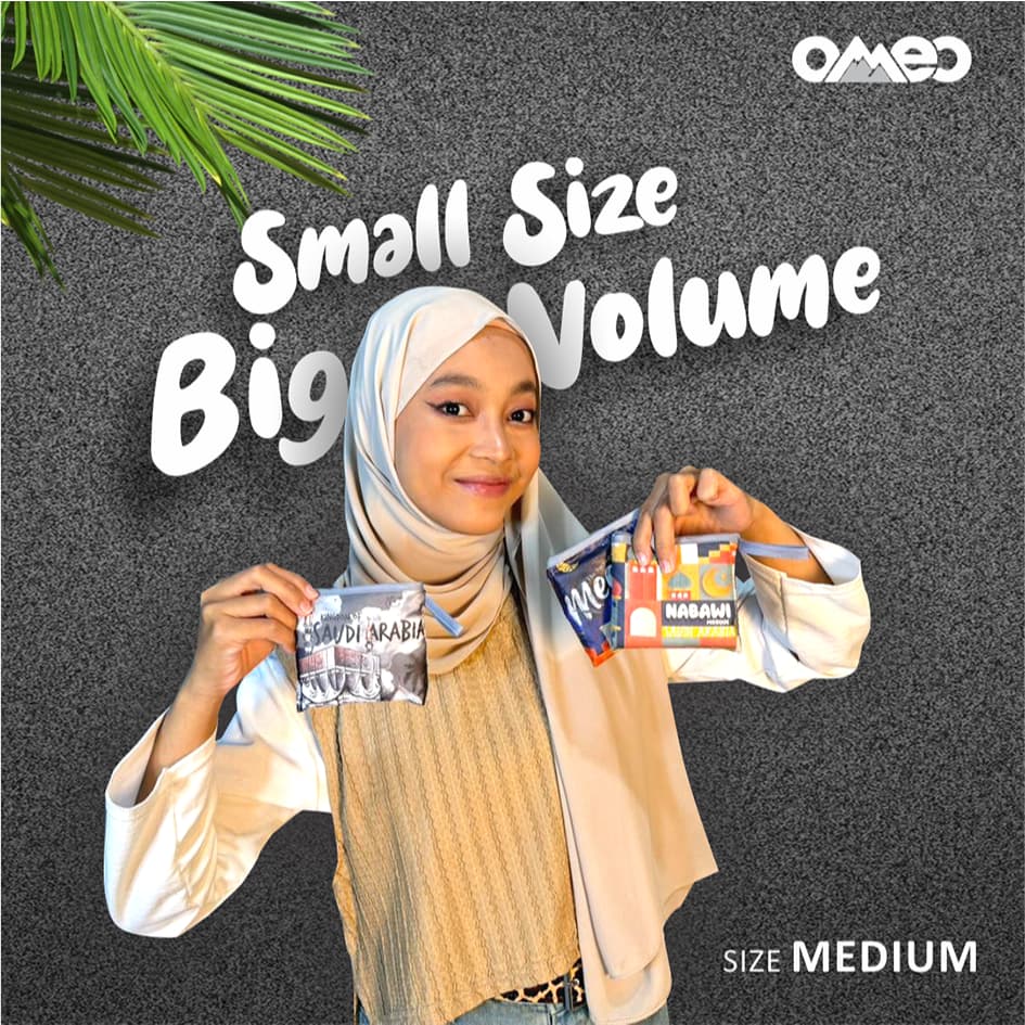 Tas Belanja Lipat Shopping Bag Totebag Full Printing CAIRO Limited Edition size MEDIUM OMEO BM 5