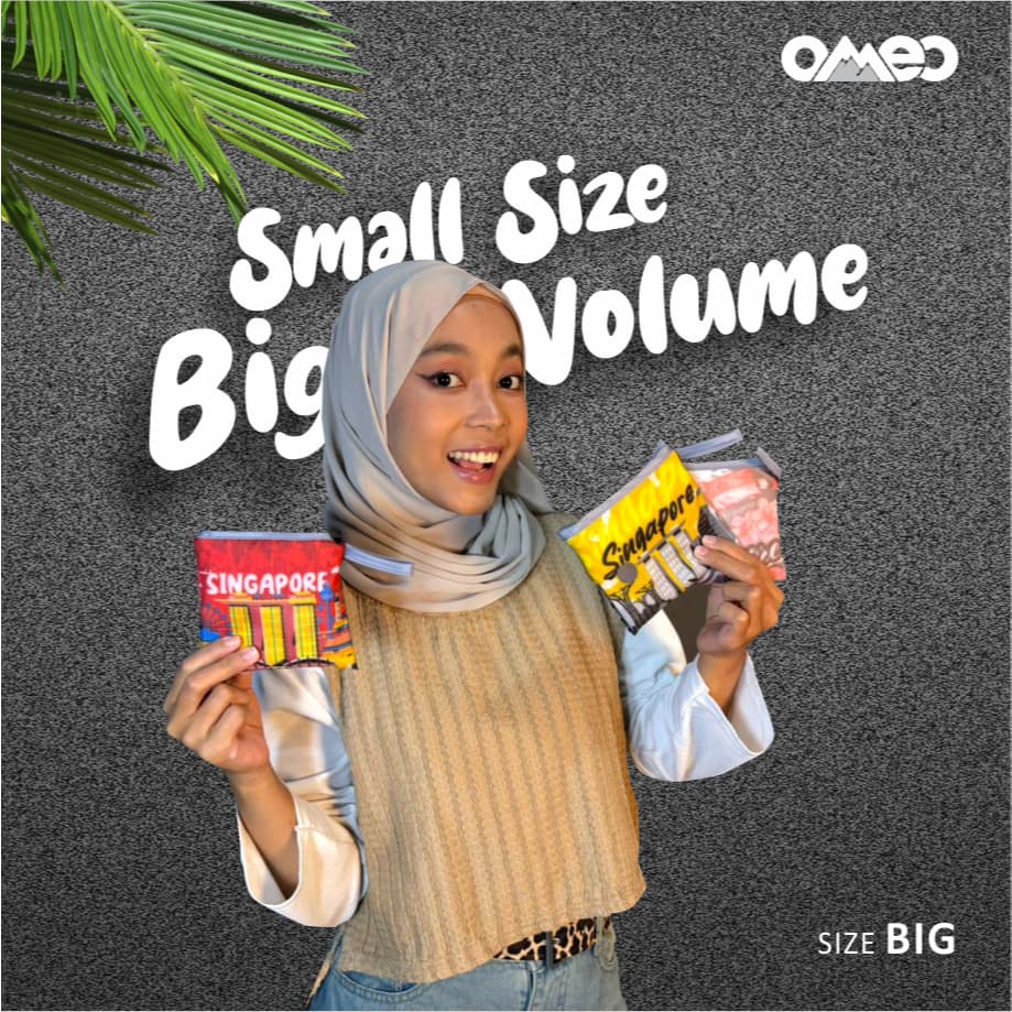 Tas Belanja Lipat / Shopping Bag Limited Edition BIG size BIG MALAYSIA OMEO TB 77