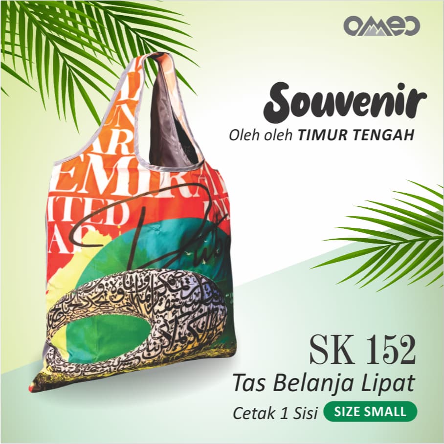 Tas Belanja Lipat Shopping Bag Oleh-oleh DUBAI Size Small SK 152