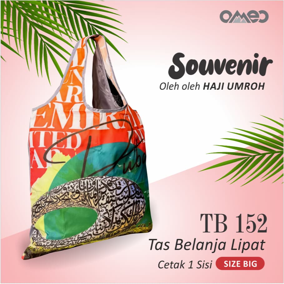 Tas Belanja Lipat Shopping Bag Oleh-oleh Dubai Size Big TB 152
