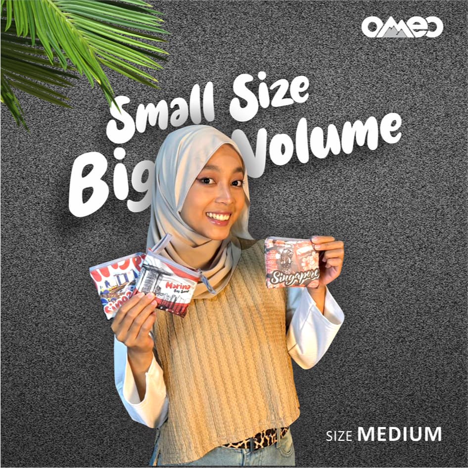 Tas Belanja Lipat Shopping Bag Anti Air Size MEDIUM
