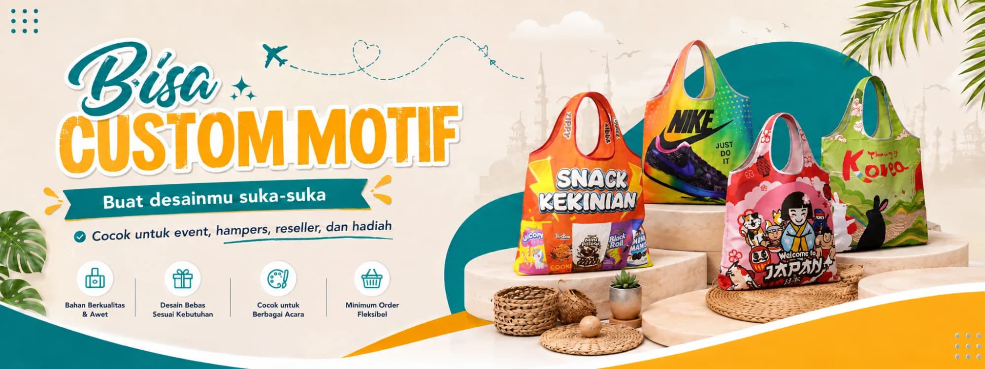 Custom Tas Belanja