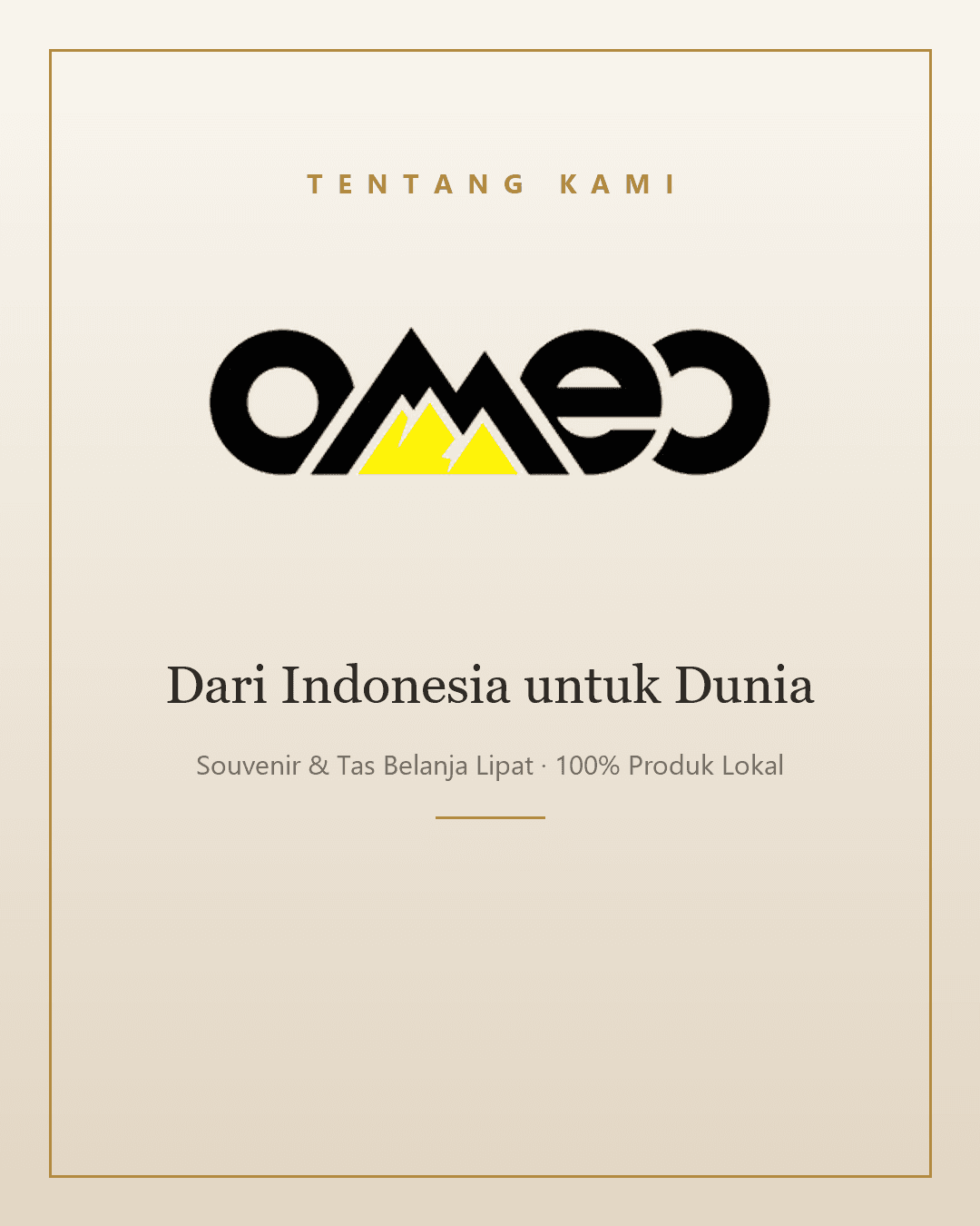 Tentang Omeo Store