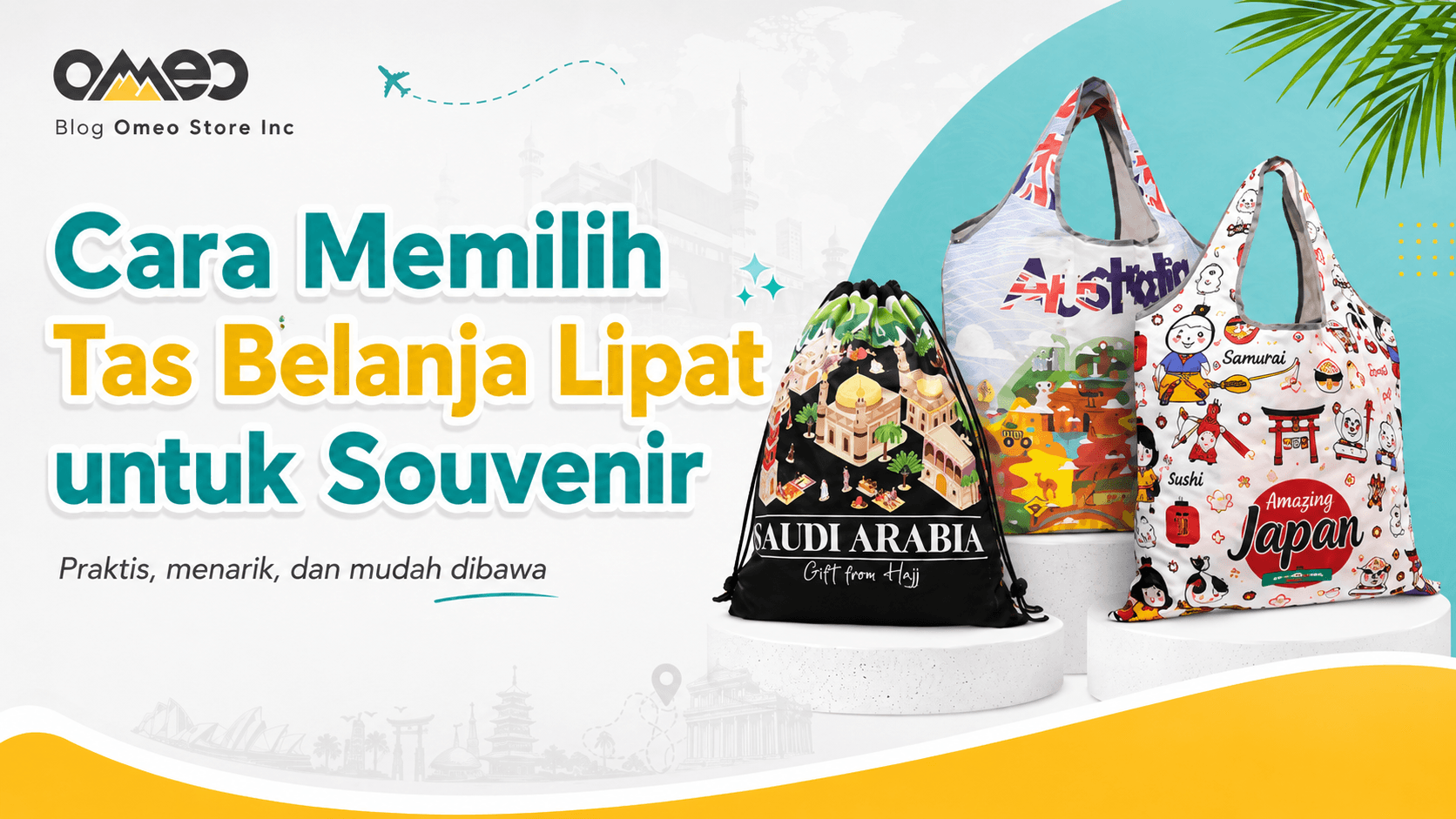 Cara Memilih Tas Belanja Lipat untuk Souvenir