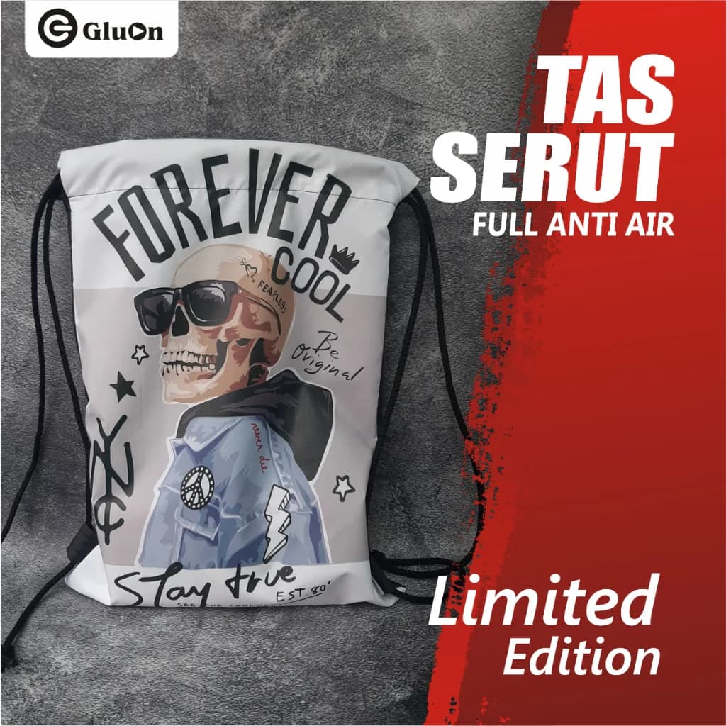 Tas Serut Special Edition / String Bag / Tas Serut Waterproof OMEO TS 40