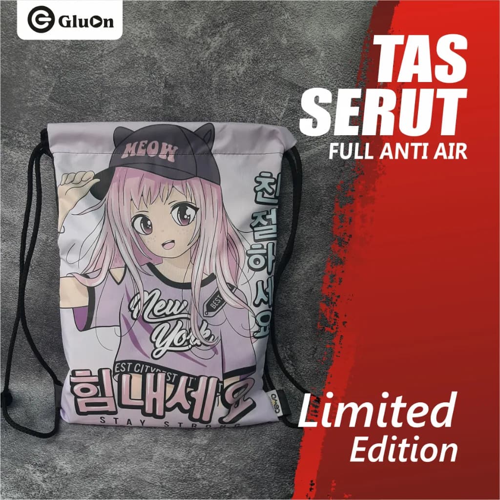 Tas Serut Special Edition / String Bag / Tas Serut Waterproof OMEO TS 39