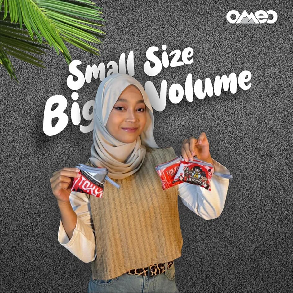 Tas Belanja Lipat Shopping Bag Oleh oleh JEPANG TOKYO Size SMALL — tampak lain