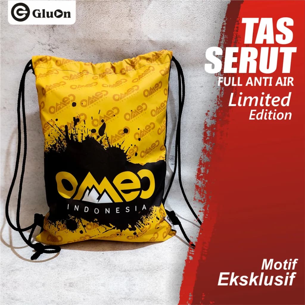 Tas Serut Special Edition / String Bag / Tas Serut Waterproof OMEO TS 49