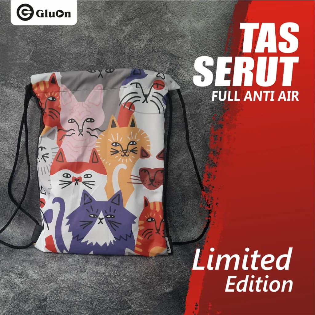 Tas Serut Special Edition / String Bag / Tas Serut Waterproof OMEO TS 36